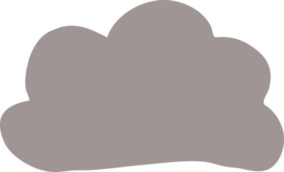 cartoon doodle weather cloud png