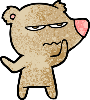 angry bear cartoon png