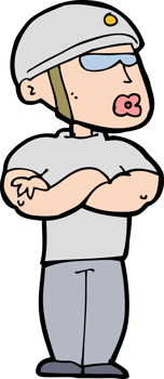 cartoon security guard png