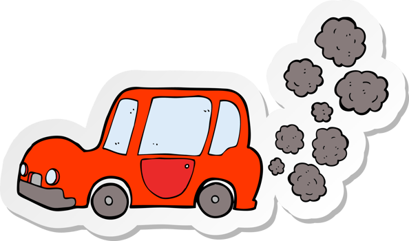 sticker of a cartoon car png