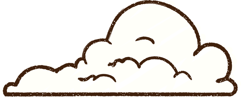 Cloud Chalk Drawing png