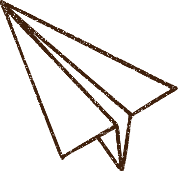 Paper Airplane Charcoal Drawing png