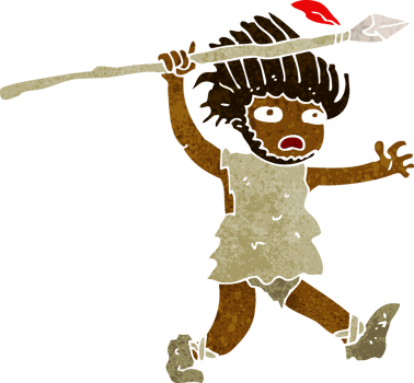 cartoon caveman drawing png