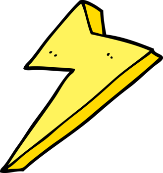 cartoon lightning drawing png