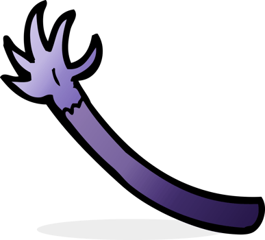 cartoon halloween vampire arm png