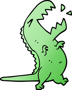 cartoon doodle roaring t rex png