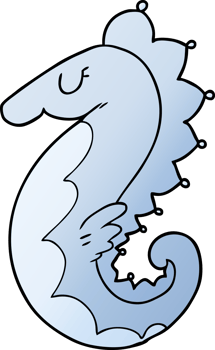 cartoon sea horse png