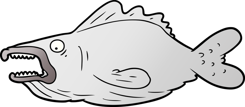 cartoon ugly fish png