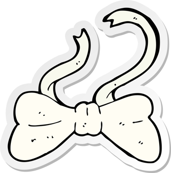 sticker of a cartoon bow tie png