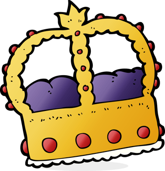 cartoon crown drawing png