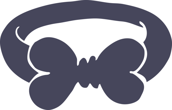 cartoon doodle black bow tie png