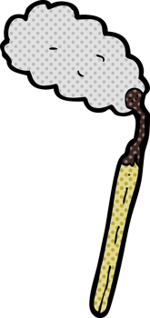 cartoon burnt match png