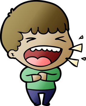cartoon laughing man png