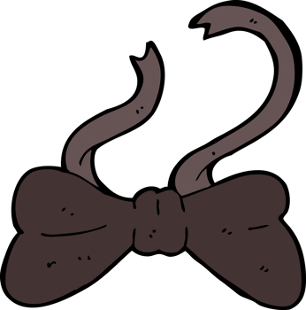 cartoon bow drawing png