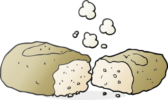 hand drawn cartoon bread png