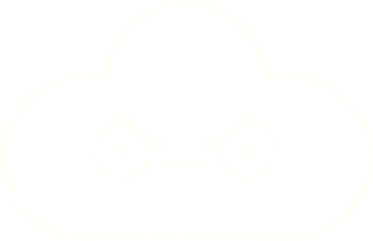 Angry Cloud Chalk Drawing png