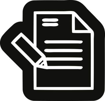 writing document icon symbol png
