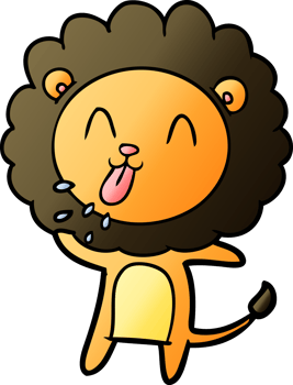 happy cartoon lion png