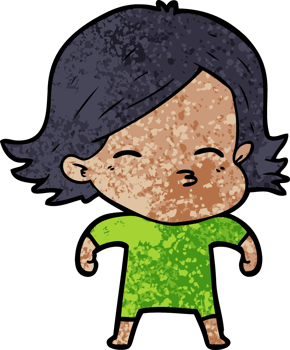 cartoon woman drawing png