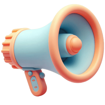 megaphone for notifications png
