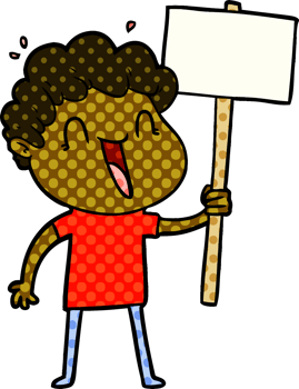 cartoon happy man png