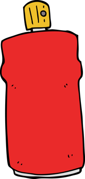 cartoon spray can png