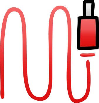 gradient shaded cartoon of a audio plug png