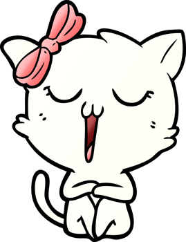 cartoon cat drawing png