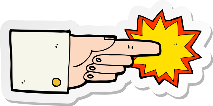 sticker of a bam  Business point png