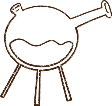 Science Experiment Charcoal Drawing png