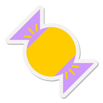 halloween candy sticker png