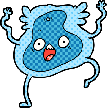 cartoon germ drawing png
