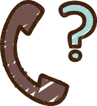 Telephone Receiver Chalk Drawing png