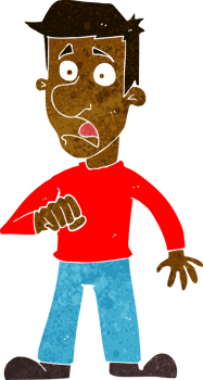 cartoon shocked man png