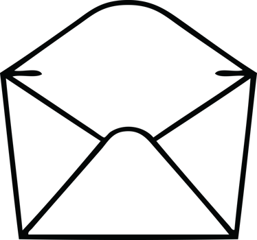 line drawing quirky cartoon envelope png