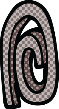 comic book style cartoon paper clip png