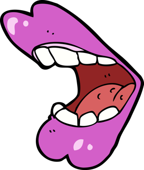 cartoon halloween mouth png