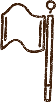 Waving Flag Charcoal Drawing png