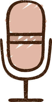 Microphone Chalk Drawing png