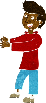 cartoon happy man png