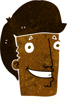 cartoon happy man png