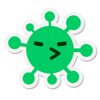 sly bird virus sticker png
