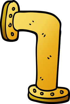 cartoon doodle water pipe png