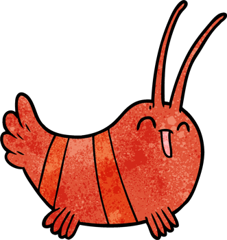 cartoon crayfish drawing png