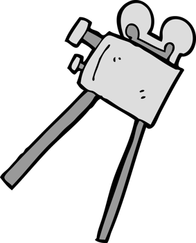 cartoon movie camera png