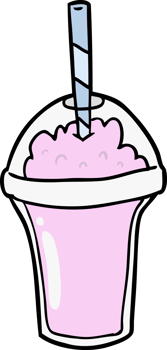 cartoon smoothie drawing png
