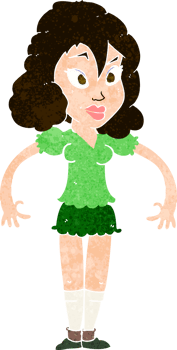 cartoon pretty woman png