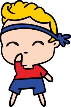 drawn cartoon of kawaii cute fitness boy png