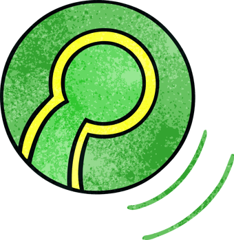 retro grunge texture cartoon of a tennis ball png