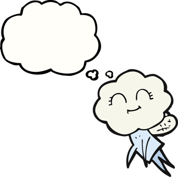 drawn thought bubble cartoon magical creature png